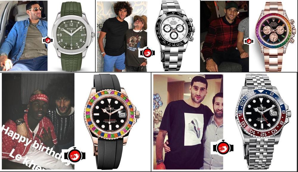 Marouane Fellaini's Impressive Watch Collection: Patek Philippe and Rolex among top brands